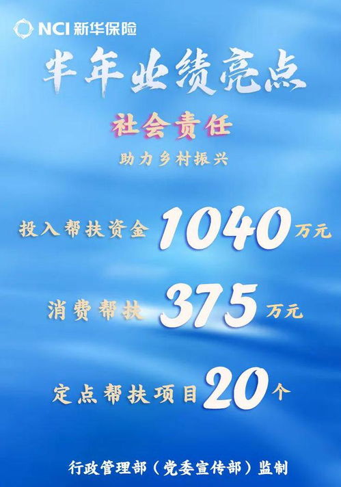 数说 新华保险半年业绩亮点